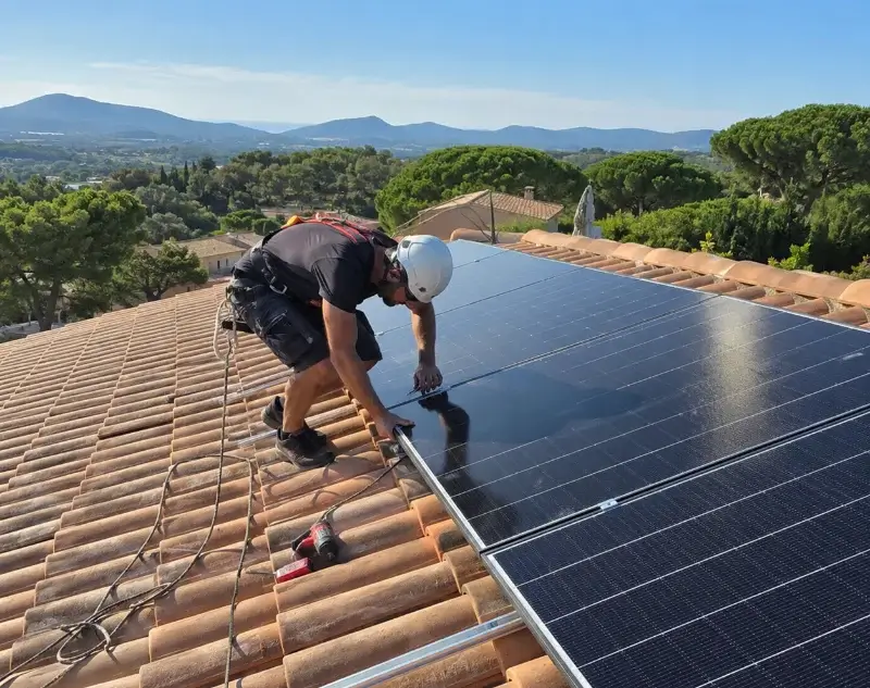 Installateur panneaux solaires Portes — pose photovoltaïque sur toiture